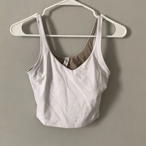 White Lululemon Align Tank